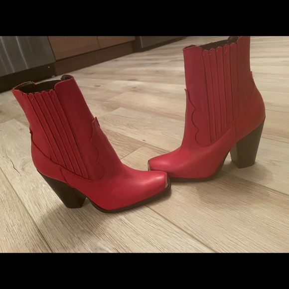 Mango real leather cow boy booties - Picture 6 of 6